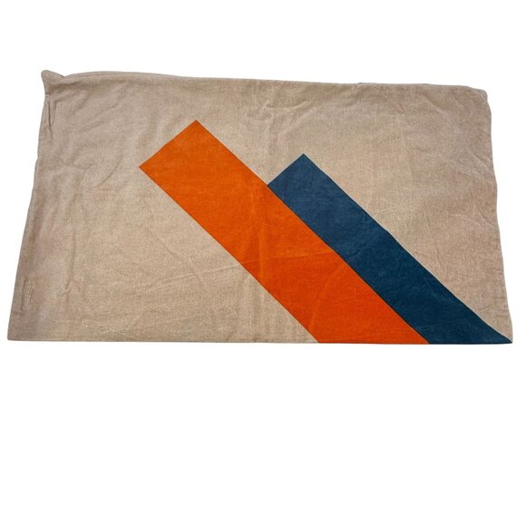 Ikea Luktaster Pillow Cover 16"x26" 100% Cotton Multicolor Striped Modern Design - Picture 2 of 4